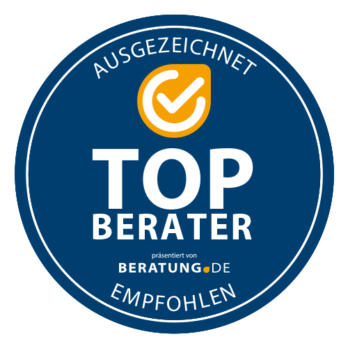 Auszeichnung als Top-Berater von BERATUNG.DE